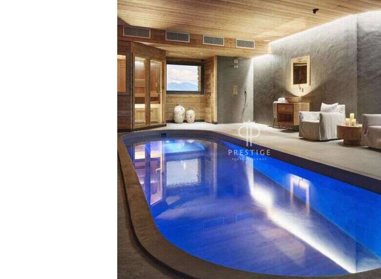 Indulge in luxury with this stunning indoor pool, perfect for relaxation and rejuvenation.