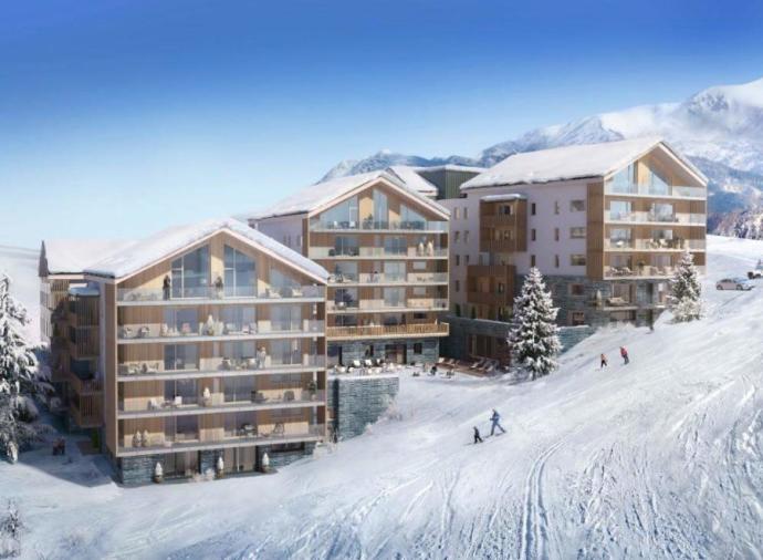 Three-bedroom apartment in Alpe d’Huez, France.