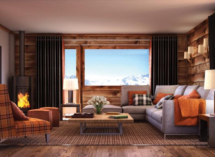 Energy-efficient, four-bedroom apartment in Verbier. Click on the image to view the property.
