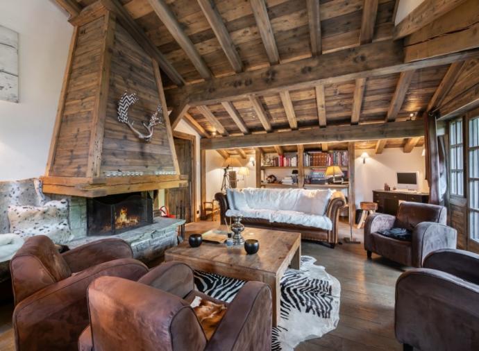 Four-bedroom chalet in Megève. Click on the image to view the property.