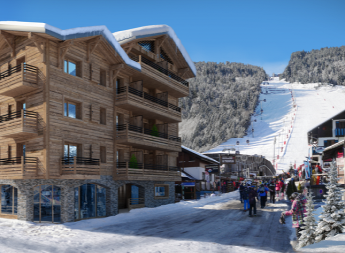One-bedroom apartment in Morzine 30m from the Plemty cable car. Click on the image to view the property.