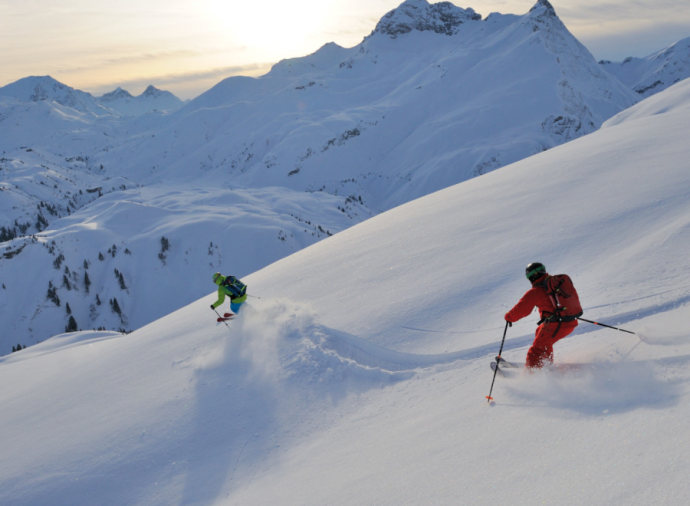 Arlberg ski region 