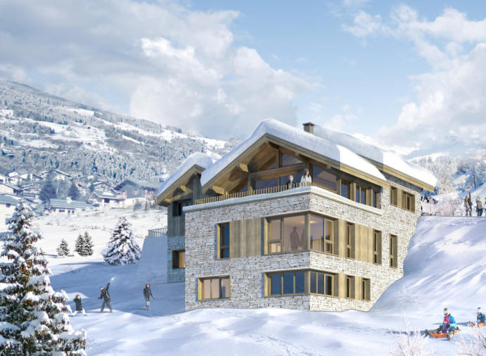 Six-bedroom chalet in Saint-Martin-de-Belleville. Click on the image to view the property.