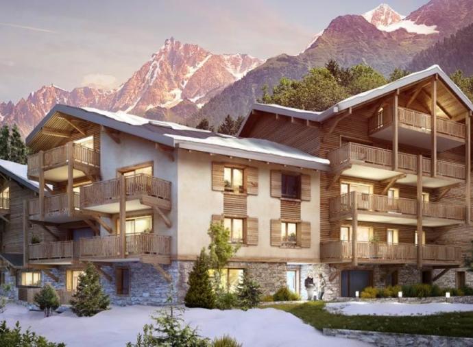 Two-bedroom apartment in Les Houches. Click on the images to view the property.