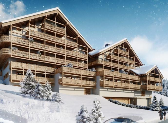 One-bedroom apartment in Champery. 