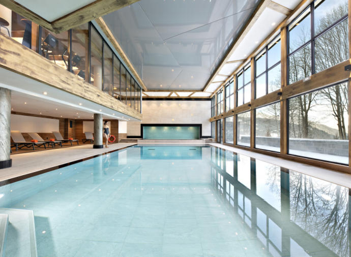 Wellness facilities including gorgeous heated pool