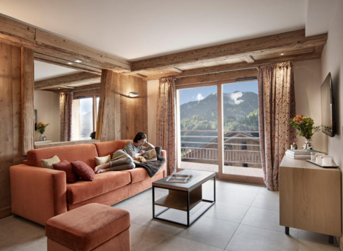 Mountain views and warm interiors make Residence Alexanne a perfect retreat