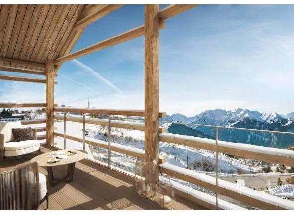 1-5-bedroom apartments with large terraces and balconies offering superb views. Development situated in one of the best areas in Alpe d'Huez.
