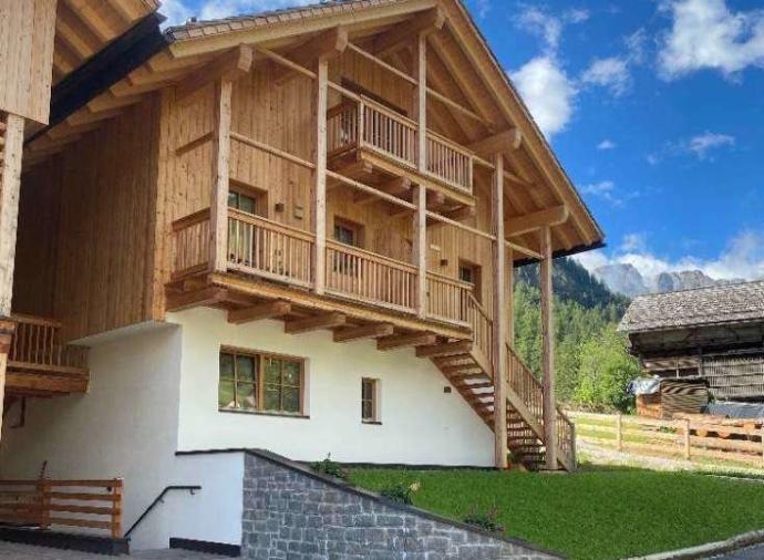 Rare opportunity to acquire a newly built home with garage and cellar in Alta Badia, close to the Plan de Corones skiing area in the Dolomites.
