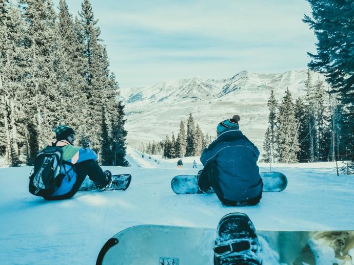 Snowboarding Crested Butte