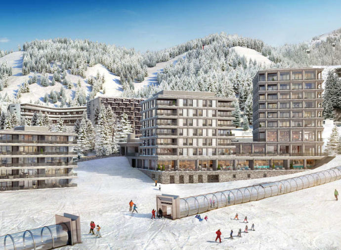 Résidence Alhéna ski-in ski-out and south facing development