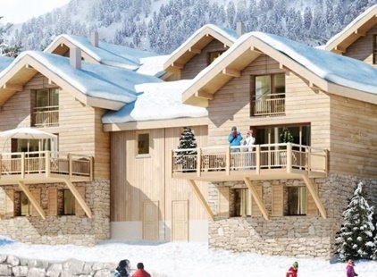 8 off plan 5 bedroom chalets in pretty dual season resort of Vaujany in Alpe d'Huez ski domain