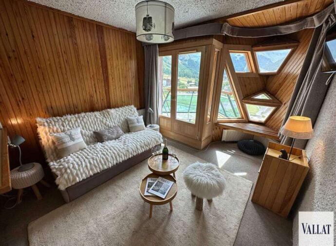 Living room in Val d'isere, France. 