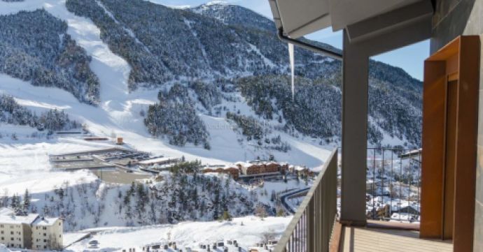 Andorra ski property view
