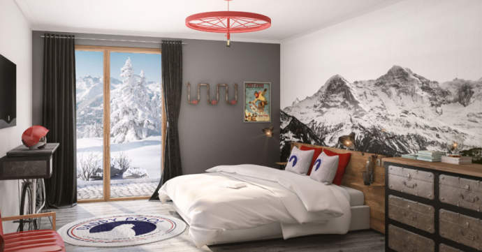 Is it possible to find a stylish ski apartment with stunning views on a budget? Take a look at this studio apartment in Megeve
