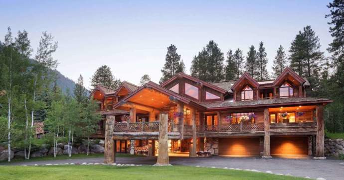 Could your Colorado home be this magnificent house in Aspen Mountain?