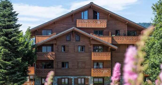Wooden Ski Chalet