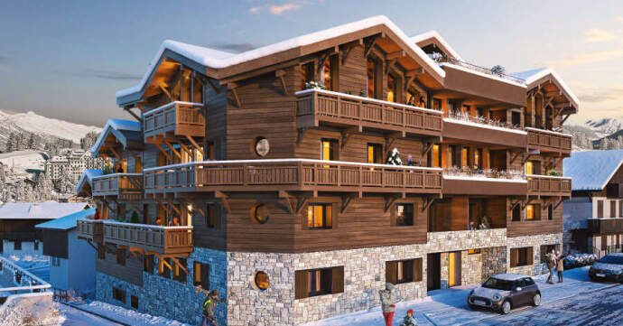Apartment centrally located new development in Morzine 150m from lifts