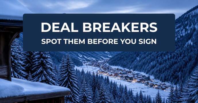 DEAL BREAKERS / Spot Them Before You Sign