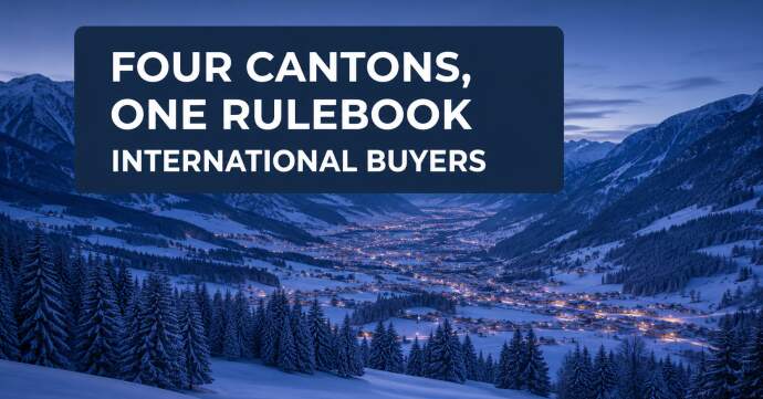 Four Cantons, One Rulebook. International Buyers