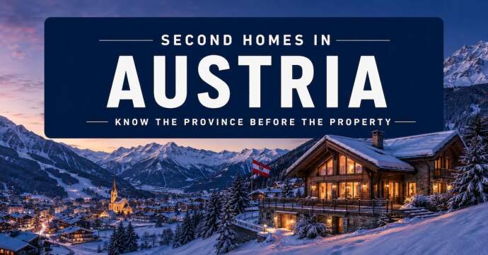 Second homes in Austria / Know the province before the property